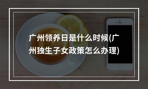 广州领养日是什么时候(广州独生子女政策怎么办理)