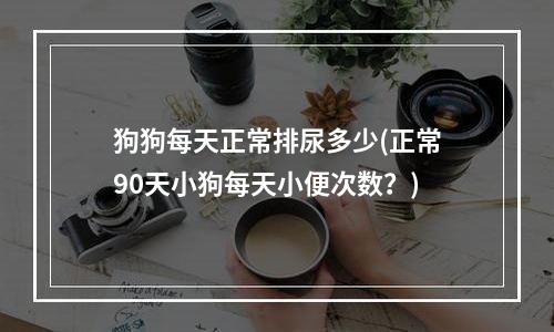 狗狗每天正常排尿多少(正常90天小狗每天小便次数？)